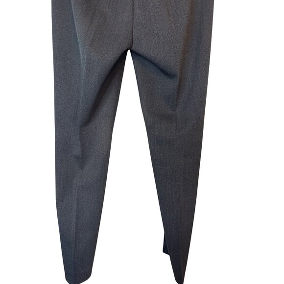 Theory Size 2 Wool Blend Slim-Fit Trousers Dark Gray - Picture 7 of 16